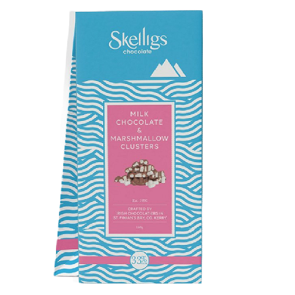 Skelligs Chocolate Clusters Marshmallow 100g - Ardkeen Quality