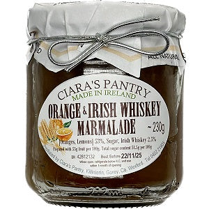 Ciara&#39;s Pantry Orange &amp; Irish Whiskey Marmalade 230g