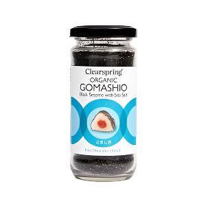 Clearspring Organic Gomashio Black Sesame with Sea Salt 100g