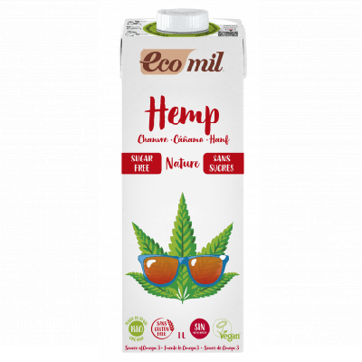 Eco Mil Organic Hemp drink Sugar free 1L