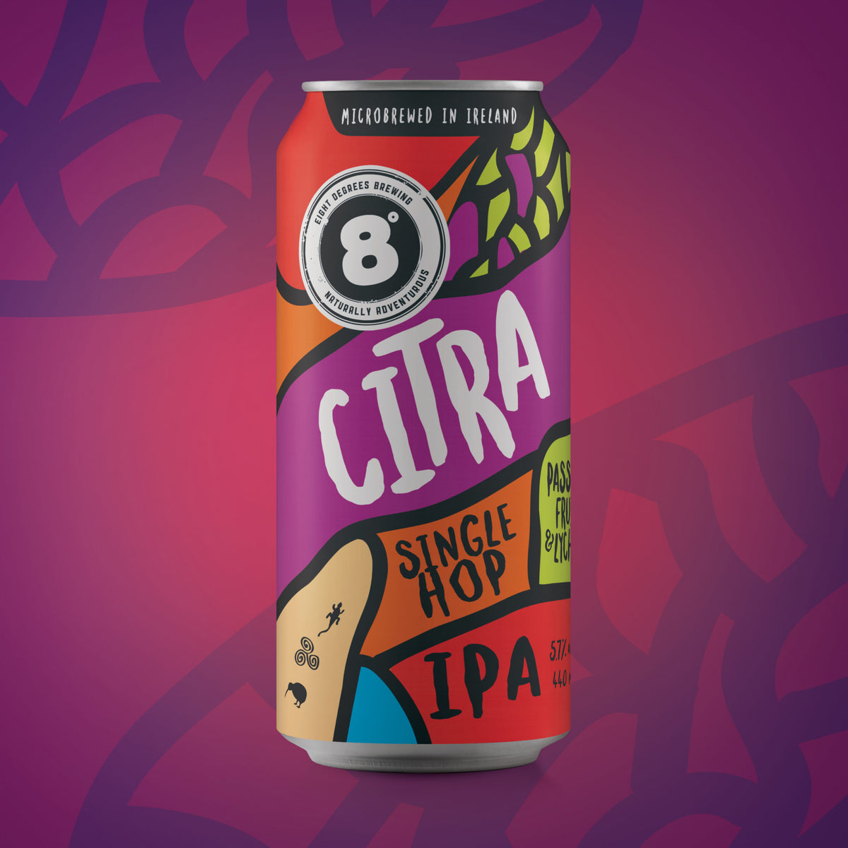 Eight Degrees Brewing Citra Single Hop IPA 440ml