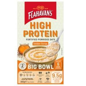 Flahavan&#39;s High Protein Golden Syrup Fortified Porridge Oats 300g