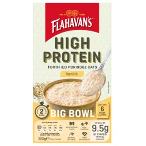 Flahavan&#39;s High Protein Vanilla Fortified Porridge Oats 300g