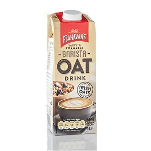 Flahavan&#39;s Tasty &amp; Foamable Barista Oat Drink 1L