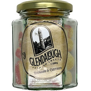 Glendalough Premium Sweets Rhubarb &amp; Custard 200g