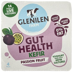 Glenilen Farm Gut Health Kefir Passionfruit 4x125g