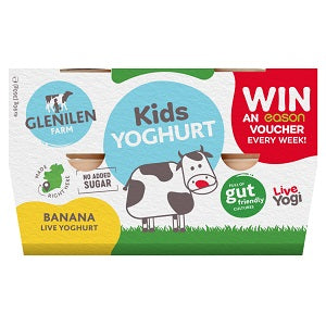 Glenilen Farm Kids Yoghurt Banana 4x90g