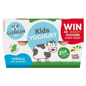 Glenilen Farm Kids Yoghurt Vanilla 4x90g