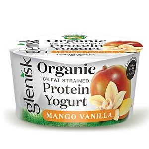 Glenisk Organic Protein Yogurt Mango Vanilla 150g