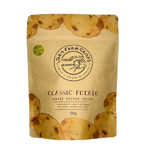 Joe&#39;s Farm Crisps Classic White Potato Crisps 70g