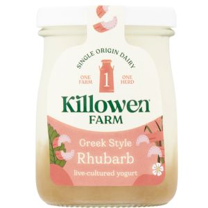 Killowen Farm Greek Style Rhubarb Yogurt 140g