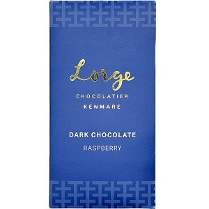 Lorge Chocolatier Dark Chocolate &amp; Raspberry Bar 90g