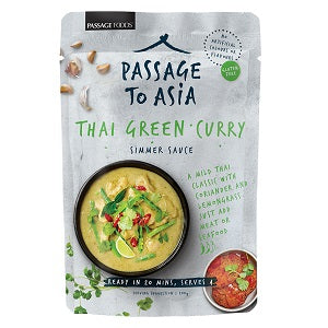 Passage To Asia Thai Green Curry Simmer Sauce 200g