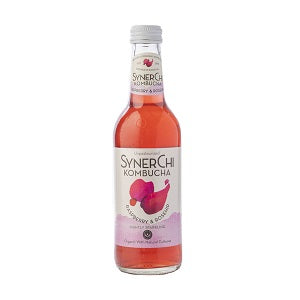 SynerChi Sparkling Kombucha Raspberry &amp; Rosehip 750ml