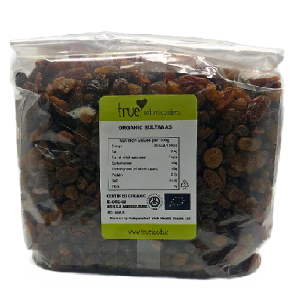 True Natural Goodness Organic Sultanas 1kg