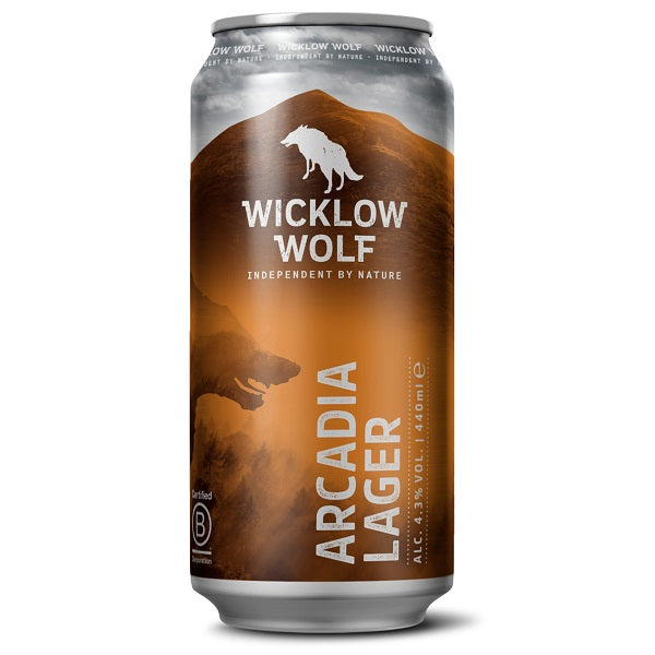 Wicklow Wolf Arcadia Gluten Free Lager 440ml