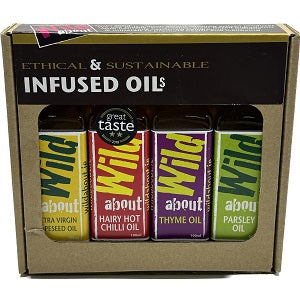 Wild About Ethical &amp; Sustainable Infused Oils 4 pack 4x100ml