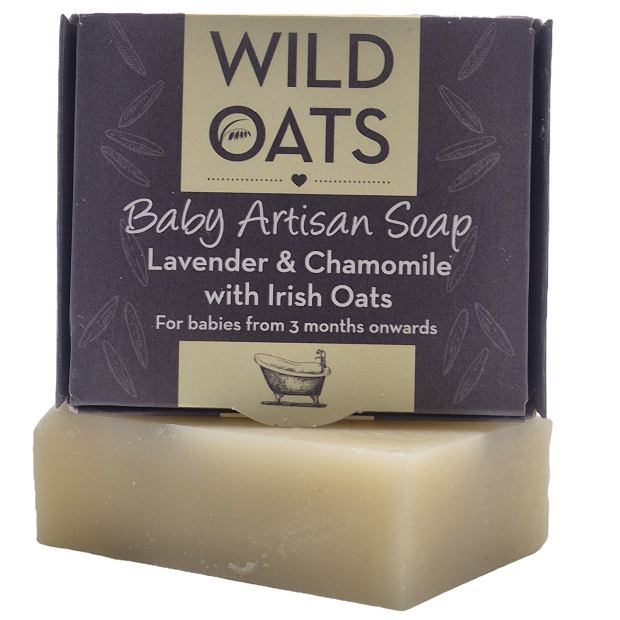 Wild Oats Baby Artisan Soap Lavender &amp; Chamomile with Irish Oats 100g