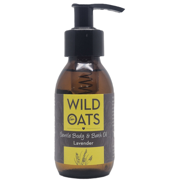 Wild Oats Gentle Body &amp; Bath Oil Lavender 100ml