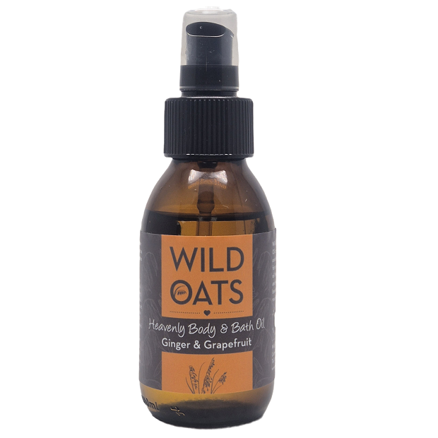 Wild Oats Heavenly Body &amp; Bath Oil Ginger &amp; Grapefruit 100ml